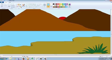 √ Nature Drawing In Computer Paint Popular Century