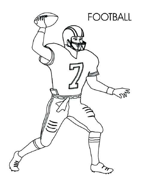 Soccer Player Coloring Pages At Free Printable