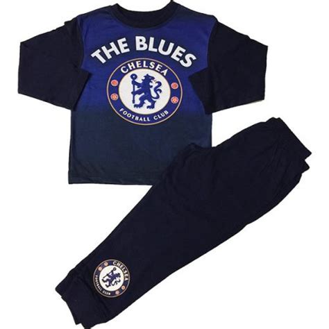 chelsea football club the blues pyjamas jim jams direct