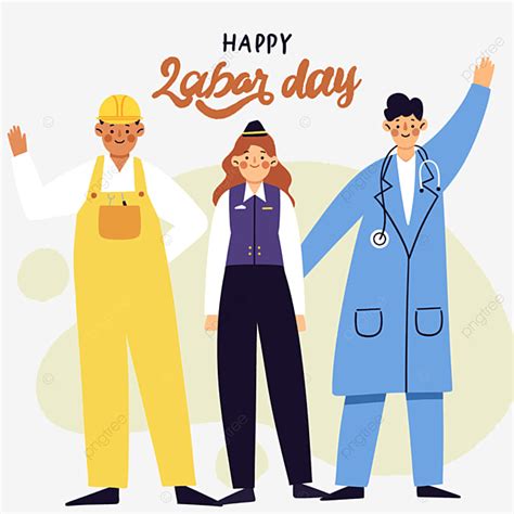 Cute Cartoon Style Labor Festival Labor Day Holiday Worker Png
