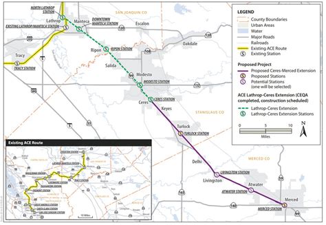 Public Invited To Hear About Ace Train Extension To Ceres Merced In