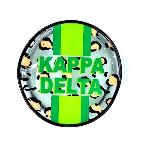 Kappa Delta Cheetah Stripe Cosmetic Bag Over The Moon Greek