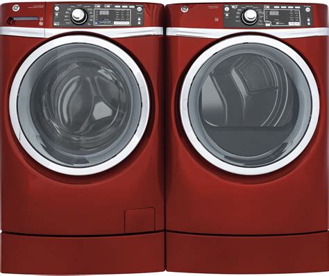 Ge Gewadrer81 Side By Side Washer And Dryer Set With Front Load Washer