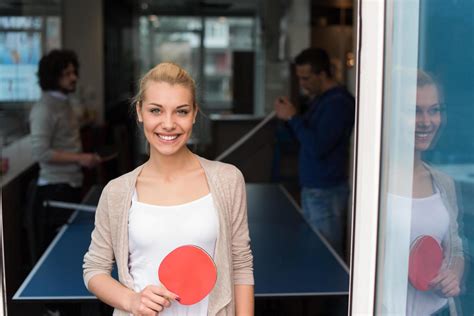 Startup Business Team Playing Ping Pong Tennis 12448724 Stock Photo At