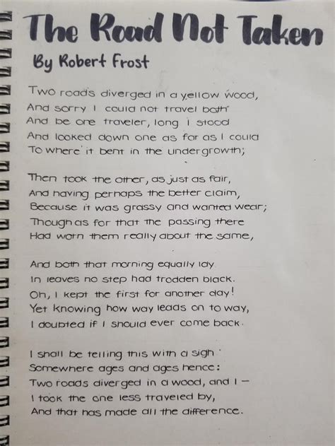 One of my favorite Robert Frost poems : Handwriting