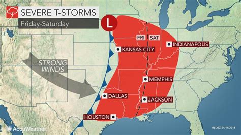 Storm To Unleash Severe Weather Disruptive Snow Over Central Us Late