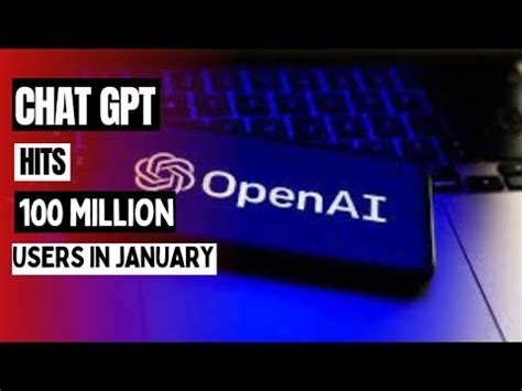 Chat GPT hits million users in january report Видео