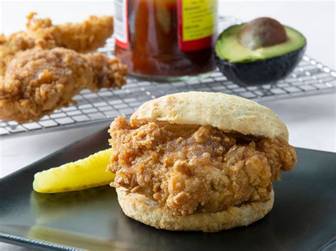 Nashville Hot Chicken Biscuit Sandwich