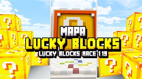 Mapa De Lucky Blocks Para Minecraft Pe 119 Lucky Blocks 119 Mapas