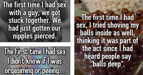 People Confess The Omg Things That Happened During Their First Time