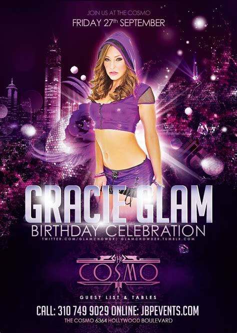 Gracie Glam Birthday At Cosmo Hollywood Friday September 27 Hollywood