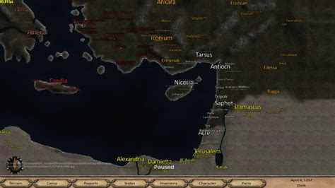 Campaign Map Image Anno Domini 1257 Mod For Mount And Blade Warband