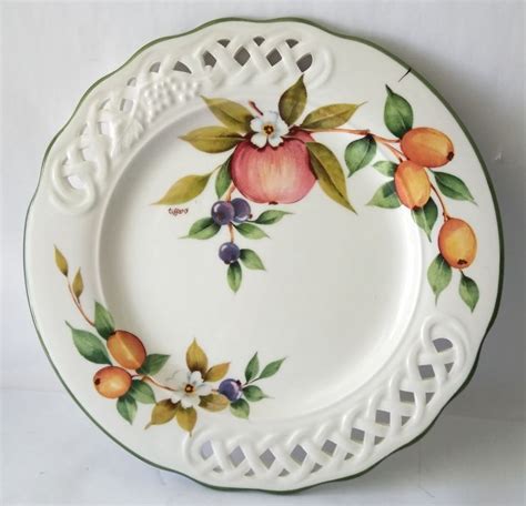 Vintage Italy Brunelli Tiffany Dinner Plate Hand Etsy Vintage Italy