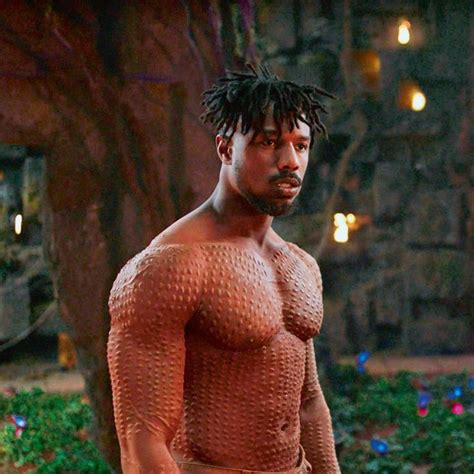 Michael B Jordan Erik Killmonger Pantera Negra Black Panther Michael B Jordan Black