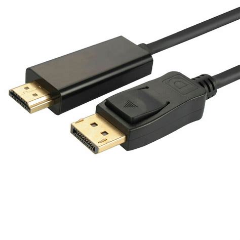 Dp To Hdmi Cable 6ft Gold Plated Displayport Display Port To Hdmi Cable