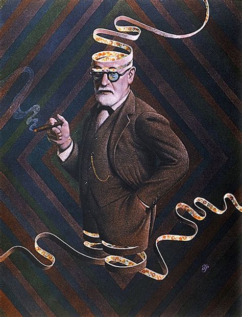 All About Psychology This Brilliant Drawing Of Sigmund Freud By