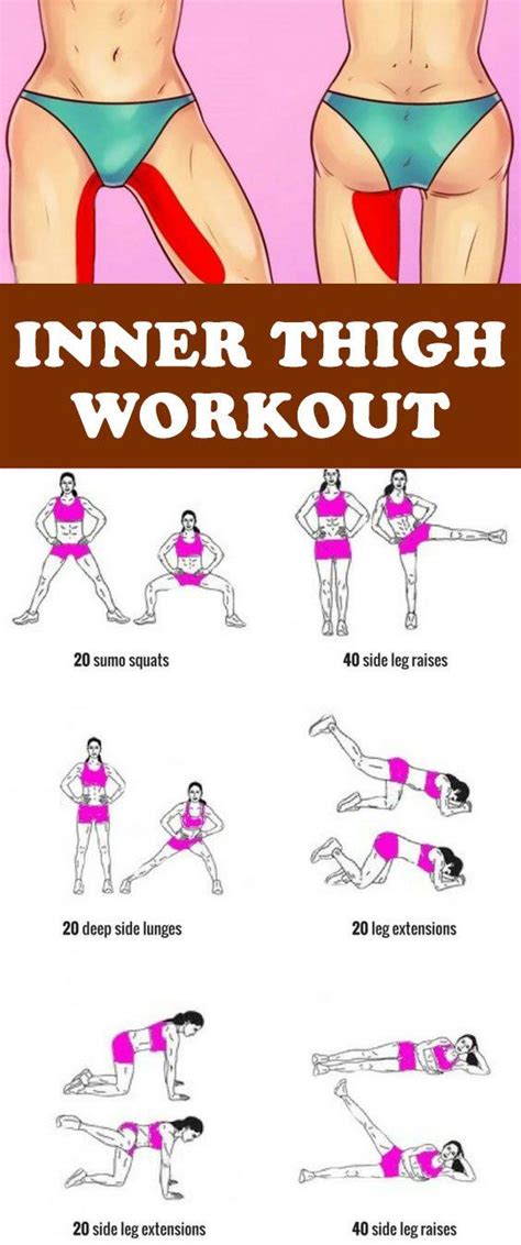 10 Minute Inner Thigh Workout To Try At Home Inner Thigh Workout Leg