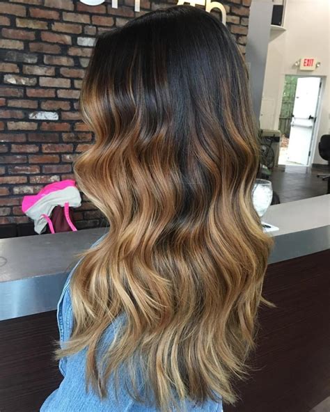 20 Ideas Of Honey Balayage Highlights On Brown And Black Hair Honey