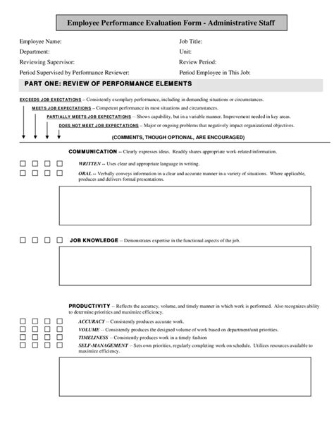 2022 Employee Evaluation Form Fillable Printable Pdf Forms Handypdf