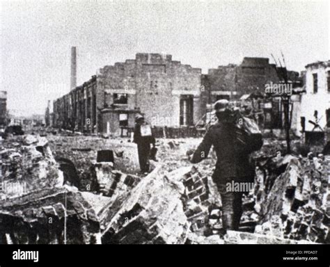 Zweiten Weltkrieg Schlacht Um Stalingrad Zwischen Russischen Und