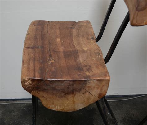 Enjoy free shipping on most stuff, even big stuff. Rustic Modern Iron and Log Bar Stools at 1stdibs