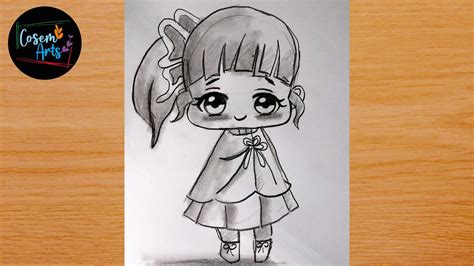 Chibi Girl Drawing Easy How To Draw Anime Chibi Girl For Beginners