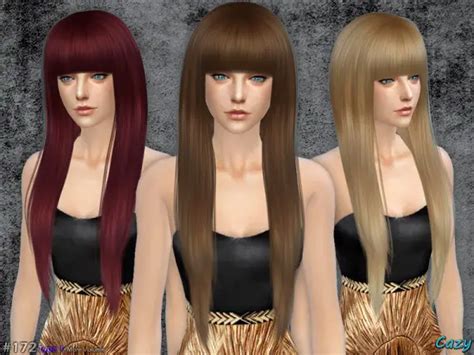 The Sims Resource Izzy Hairstyle By Cazy Sims 4 Hairs