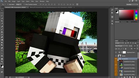 Tutorial How To Make A Minecraft Profile Picture Adobe