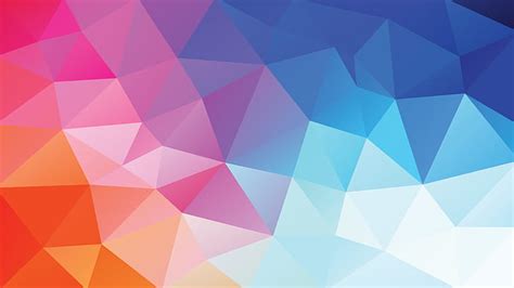 Hd Wallpaper Geometric Wallpaper Pattern Multi Colored Triangle