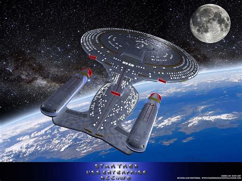 Star Trek Uss Enterprise Ncc1707d The Next Generation Enterprise Next