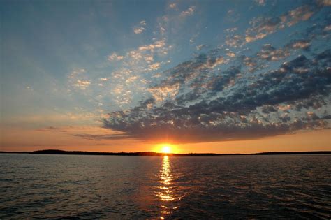 Lake Sunset. Sunset in Garden Hill, Manitoba, Canada by Steve McDougall ...