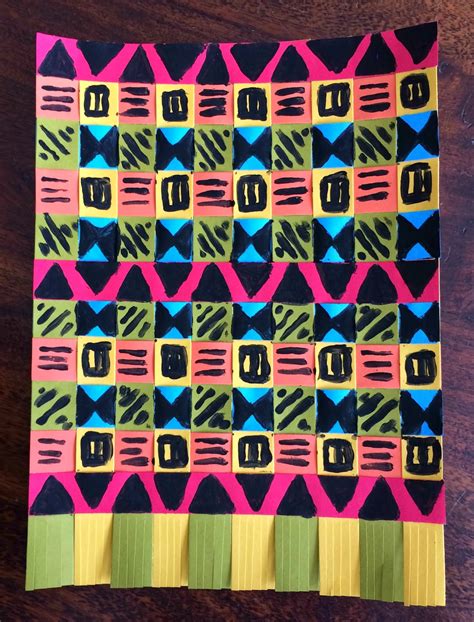 Maries Pastiche Learn All About Ghanaian Kente Cloth With Books And Crafts