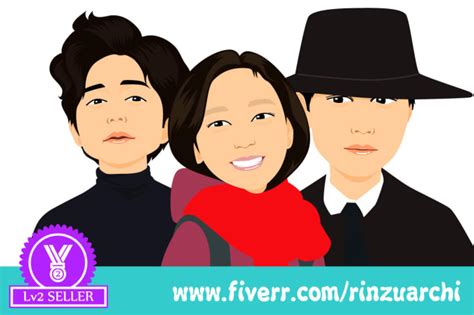 Create A Cute Cartoon Avatar From Your Photo By Rinzuarchi Fiverr