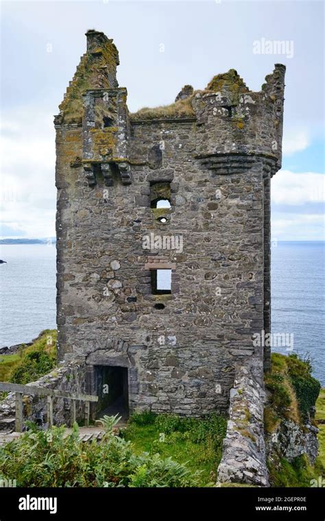 Gylen Castle On The Southern Tip Of The Isle Of Kerrera Off Oban In