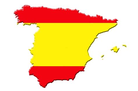 Map Of Spain And Flag Free Stock Photo Public Domain Pictures