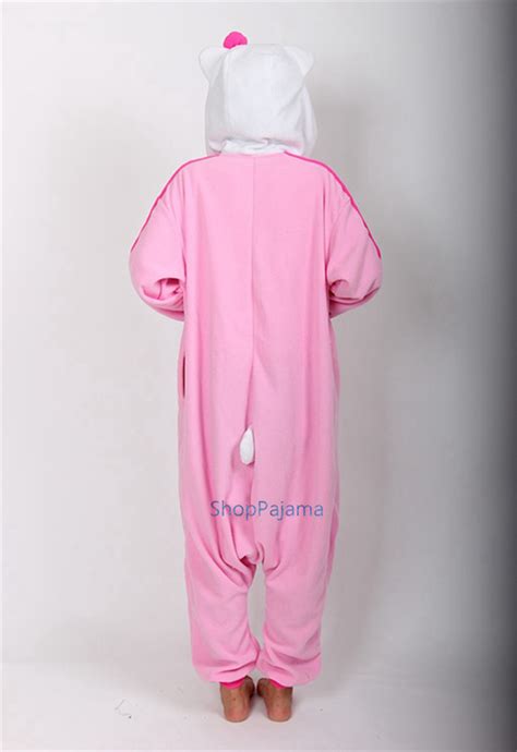 Pink Hello Kitty Cat Kigurumi Onesie Pajama