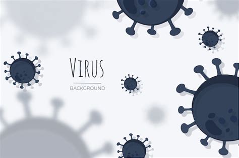 Free Vector Virus Background
