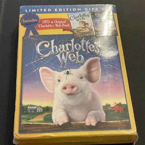 Charlottes Web Limited Edition T Set Dvd Original Book New Sealed