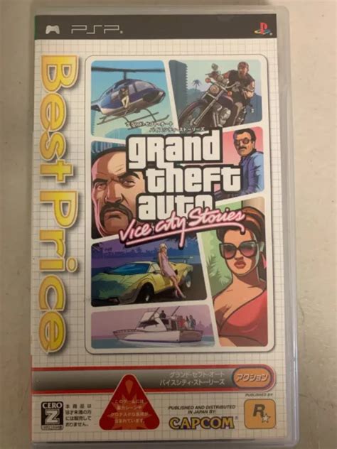 Grand Theft Auto Vice City Stories Sony Psp Japan Import Complete Region Free Picclick