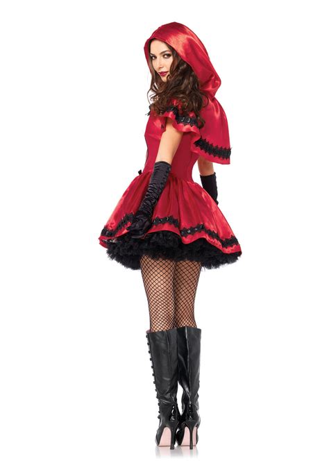 Fantasia Chapeuzinho Vermelho Gótico Sexy Gothic Red Riding Hood
