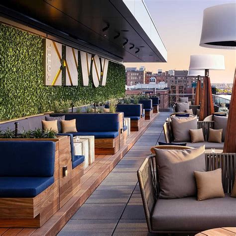 Designers create amazing roof terraces of different styles , with gardens, fireplaces and dining zones. Best Rooftop Bars in NYC | Rooftop restaurant design ...