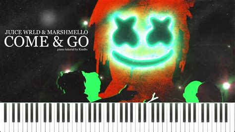 Juice Wrld And Marshmello Come And Go Piano Tutorial Sheets Youtube