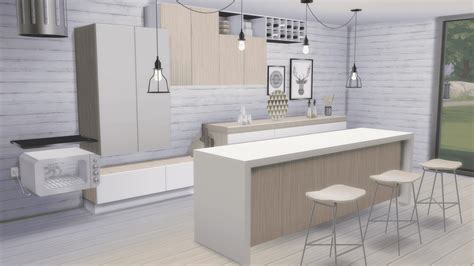 Sims 4 Cc Kitchen Opening Kitchen And Dining Tania Sims 4 Custom