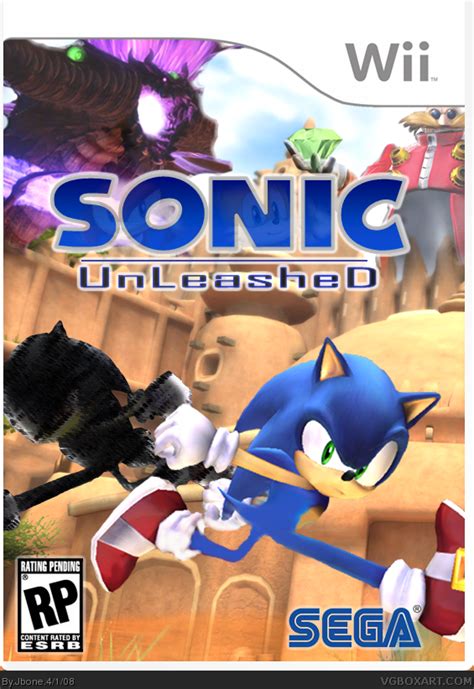 Sonic Unleashed Wii Box Art Cover By Jbone