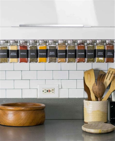 Space Saving Under Counter Spice Rack Hanging Spice Rack Magnetic
