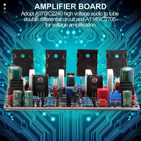 Mono Power Amplifier Board 1943 5200 High Power 200W After Tube