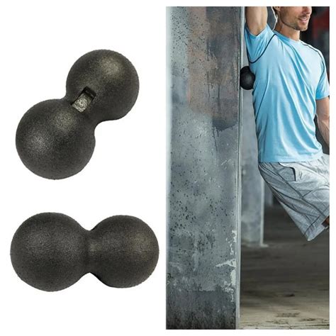Double Lacrosse Peanut Spine Massage Ball Use For Trigger Point Deep