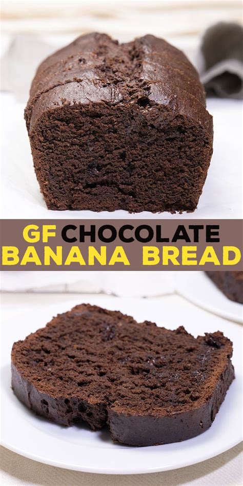Gluten Free Chocolate Banana Bread With Plenty Of Melted Chocolate And
