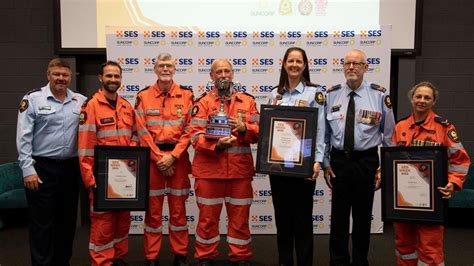 Queenslands Top Ses Volunteers Recognised For Their Outstanding