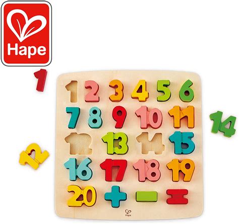 Number Puzzle Early Numeracy Jigsaw Wooden Eco Toy Wordunited